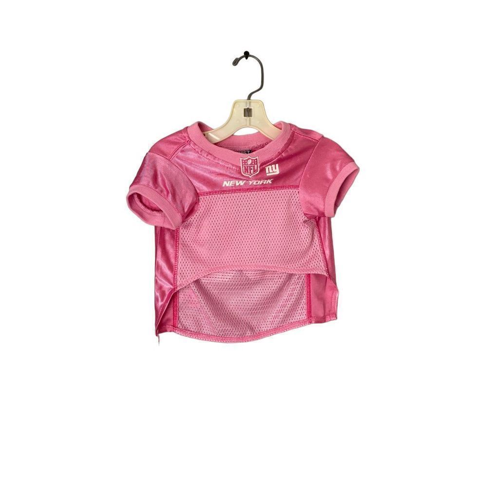 Pet First New York Giants pink dog jersey size medium￼
